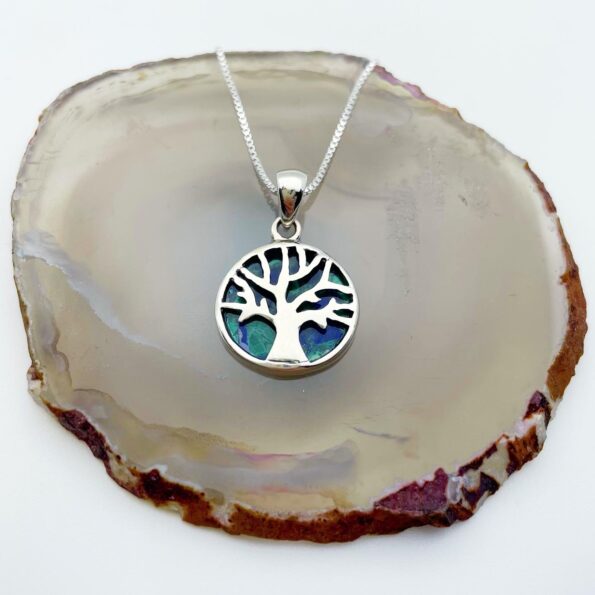 Eilat Stone Olive Tree Necklace