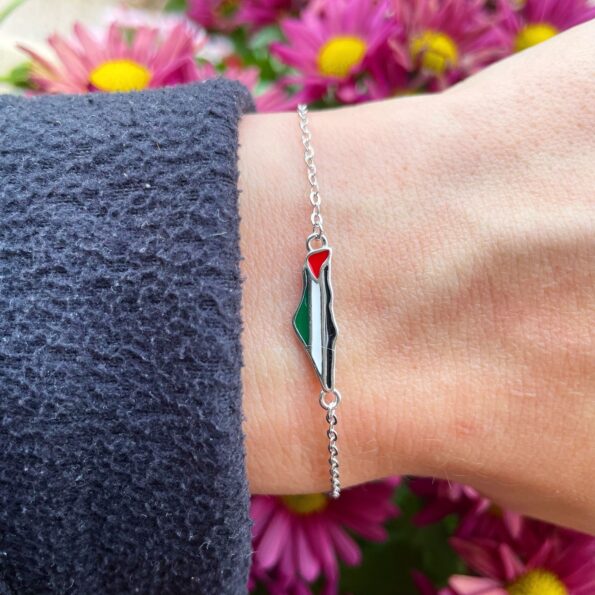 Bracelet Palestine en argent (2)