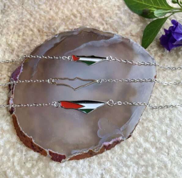 Bracelet Palestine en argent (2)