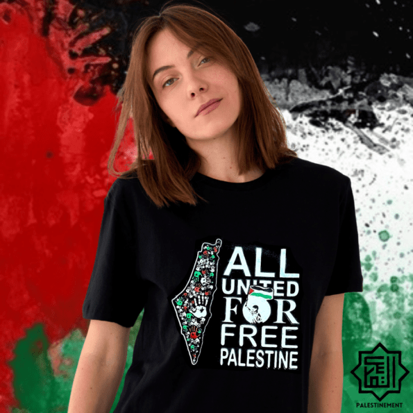 T-shirt “All United for Palestine"