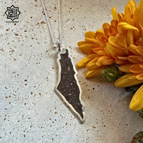 Pendentif Palestine incrusté Terre de Jérusalem – Image 6