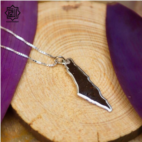 Pendentif Palestine incrusté Terre de Jérusalem – Image 3