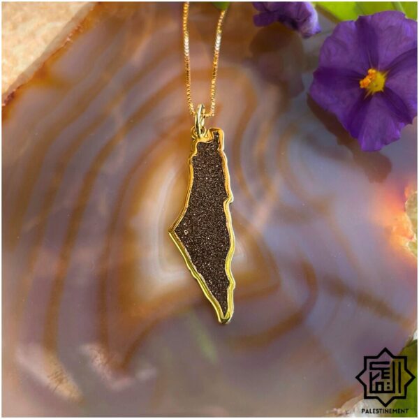 Pendentif Palestine incrusté Terre de Jérusalem – Image 2