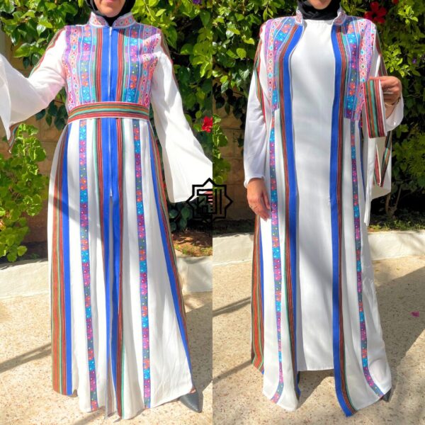 Sirine white three-piece dress - Image 2