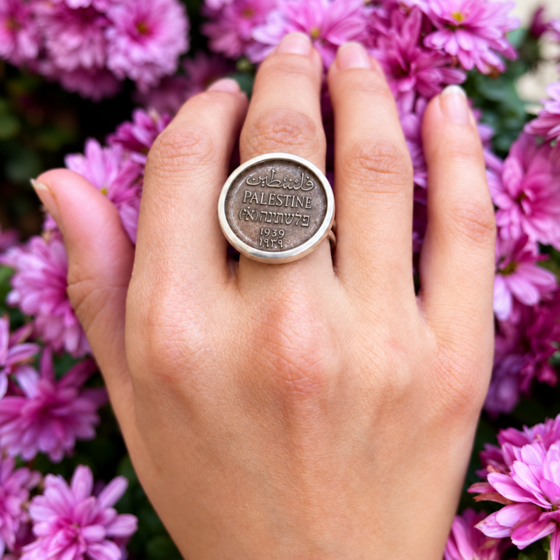 bague coin 2 bronze